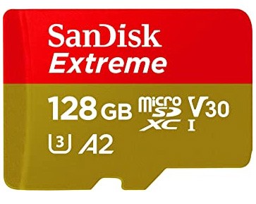 SanDisk Extreme 128GB microSDXC Memory Card