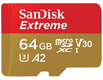 SanDisk 64GB  Extreme microSDXC Memory Card