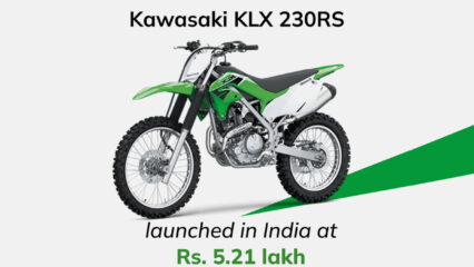 Kawasaki KLX 230RS launched in India at Rs. 5.21 lakh