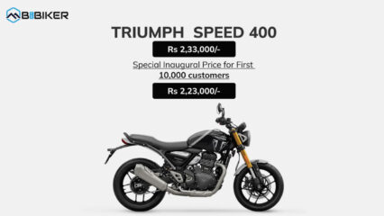 New Triumph Speed 400 price is out!!!!!!