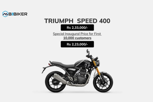 New Triumph Speed 400 price is out!!!!!!