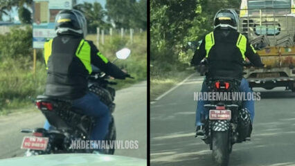 TVS Apache 310 naked street Spied again