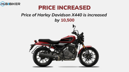 Harley Davidson X440 prices hiked by 10,500.